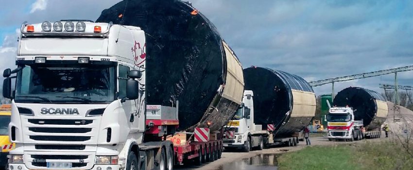 Transports de cuves industrielles