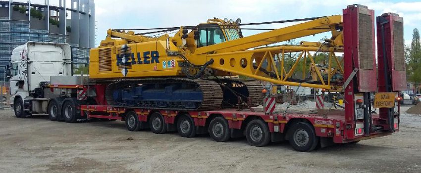 Transport de grue